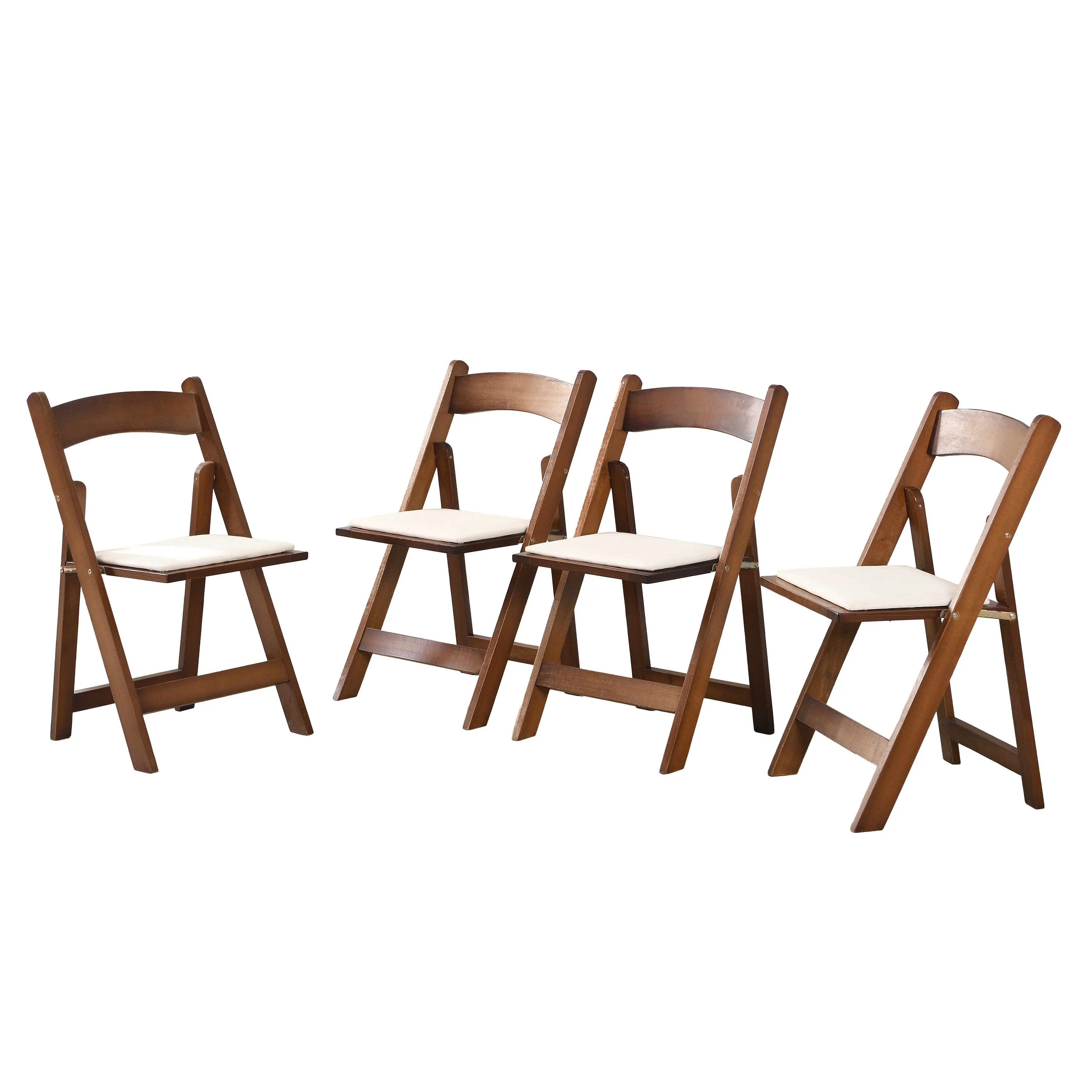 Upholstered folding chair, space saving, easy to carry, 4PCS, Living room