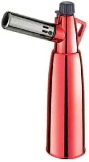 Vector Warhead Jet Torch Windproof Lighter, Red Polished