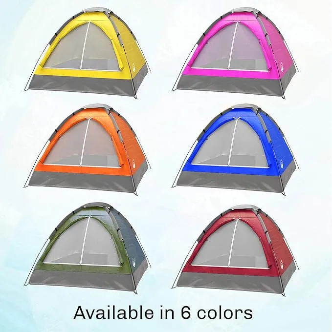 Wakeman Tents Wakeman Outdoors Camping Tent with Rain Fly and Carrying Bag