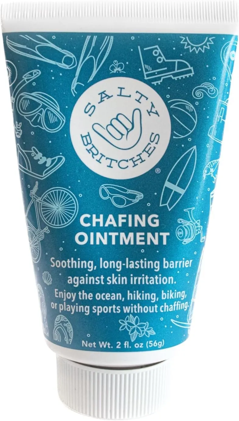 Waterproof Anti Chafing Ointment, Chafing Gel, Half Marathon Essentials, Anti-Chafe, Military Gear Essential, Running Essentials, Gifts for Runners - Rose Scented - 1pk
