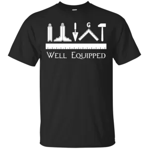 Well Equipped Tool Freemason Square & Compass Symbol