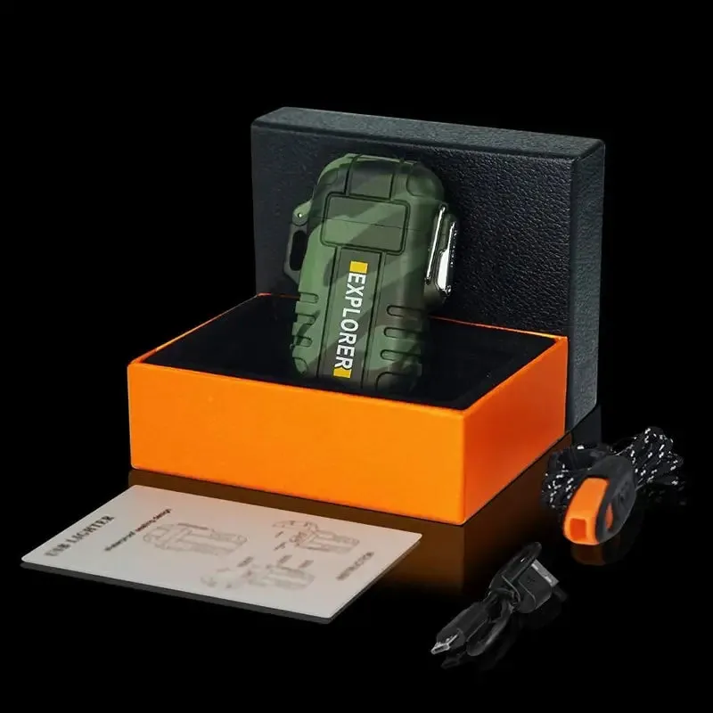 Wild West Rechargeable Arc Plasma Lighter - Windproof, Waterproof for Camping & Emergencies