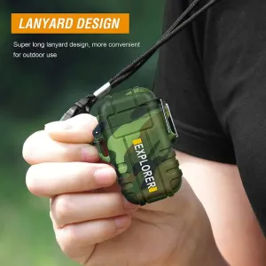 Wild West Rechargeable Arc Plasma Lighter - Windproof, Waterproof for Camping & Emergencies