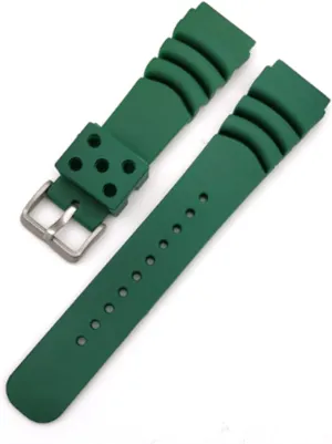 Wrist Straps Watch Strap Silicone Waterproof Wristband Diving Watch Band 18mm 20mm 22mm Watch Accessories for Men Sports