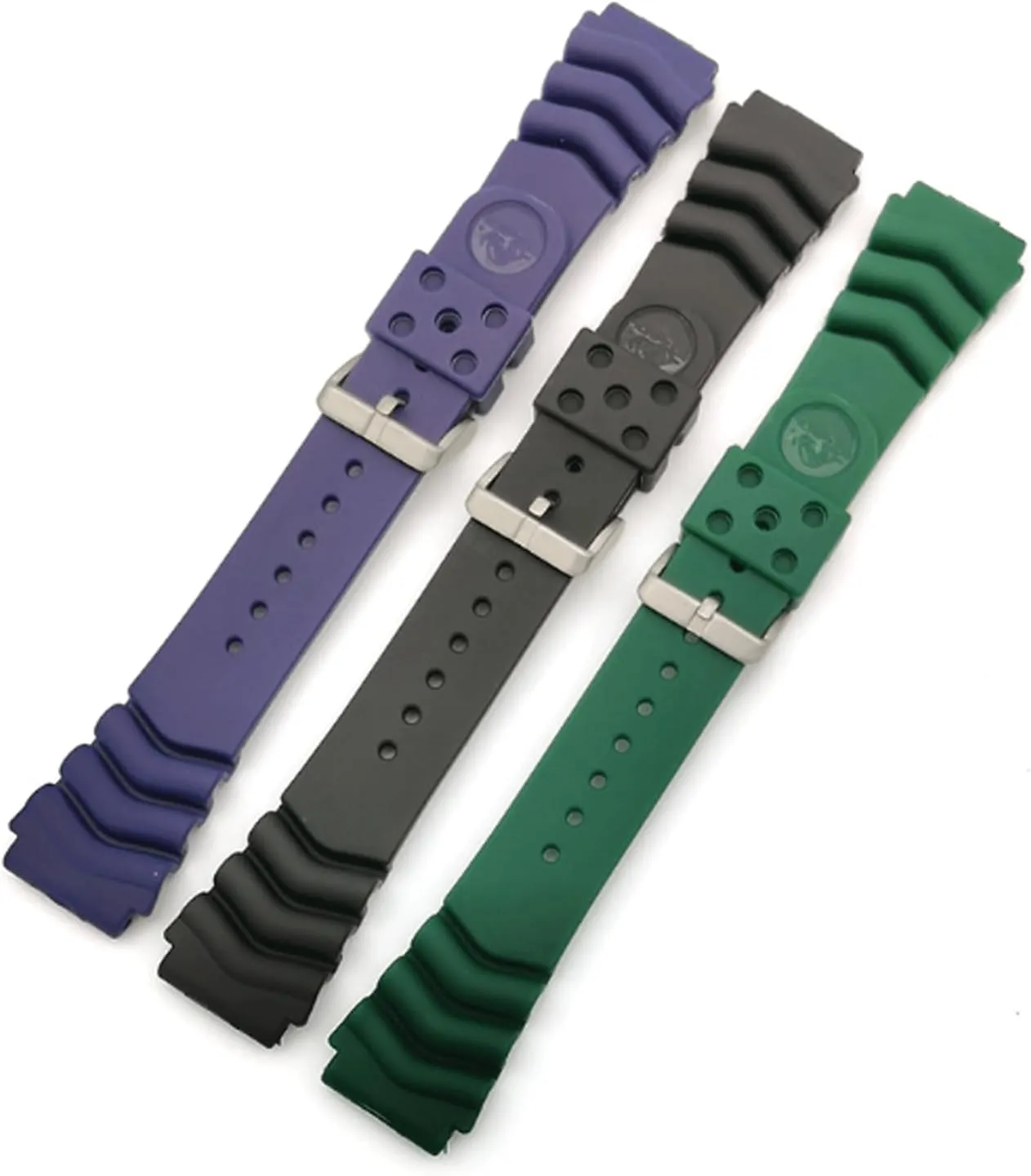 Wrist Straps Watch Strap Silicone Waterproof Wristband Diving Watch Band 18mm 20mm 22mm Watch Accessories for Men Sports