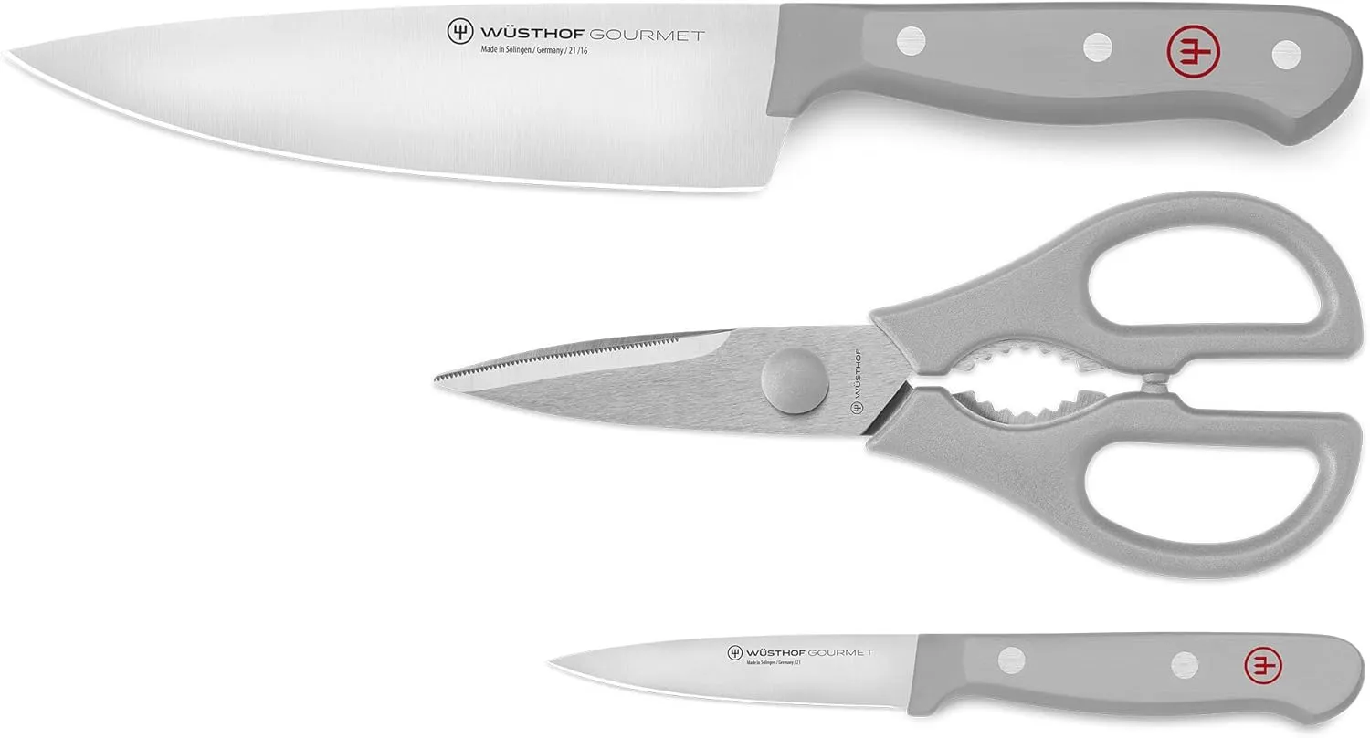 WÜSTHOF Gourmet Grey 3pc Prep Set