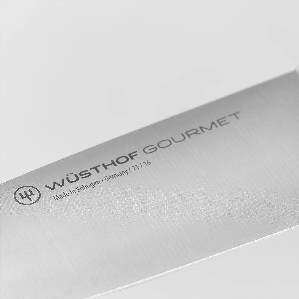 Wusthof Gourmet White Two Piece Chef's Knife Set | 3" Paring and 8" Chef's Knife, White