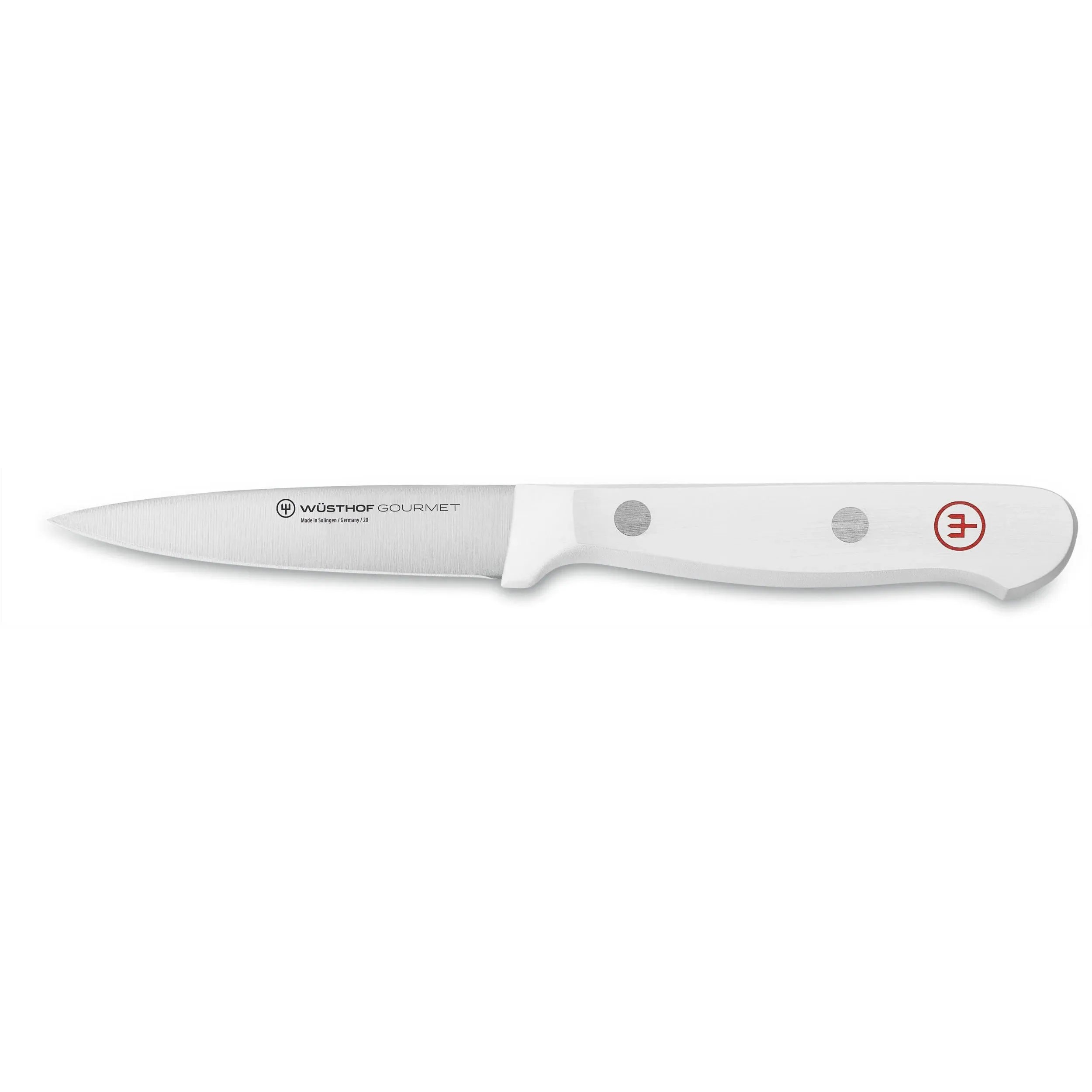 Wusthof Gourmet White Two Piece Chef's Knife Set | 3" Paring and 8" Chef's Knife, White