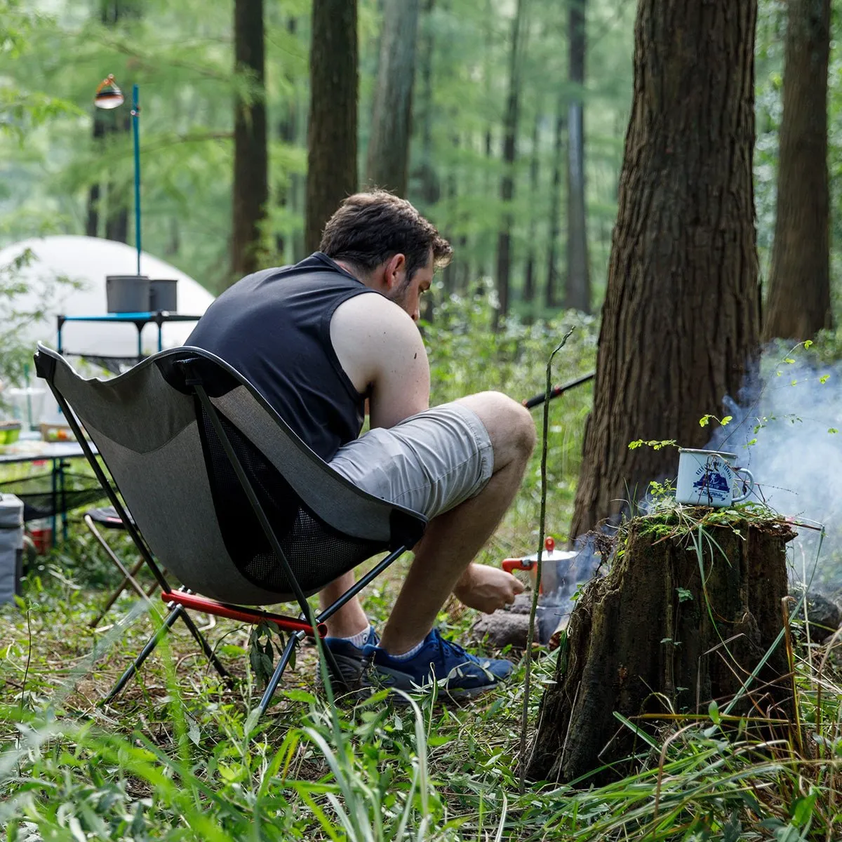YL05 Folding Moon Chair