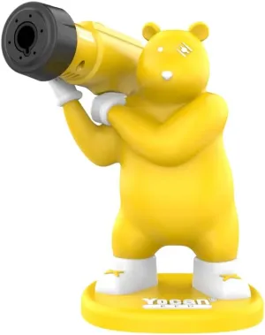 Yocan Berserk Butane Torch Lighter, Windproof, Adjustable Flame, for Cigar, Kitchen, or Outdoors, Yellow