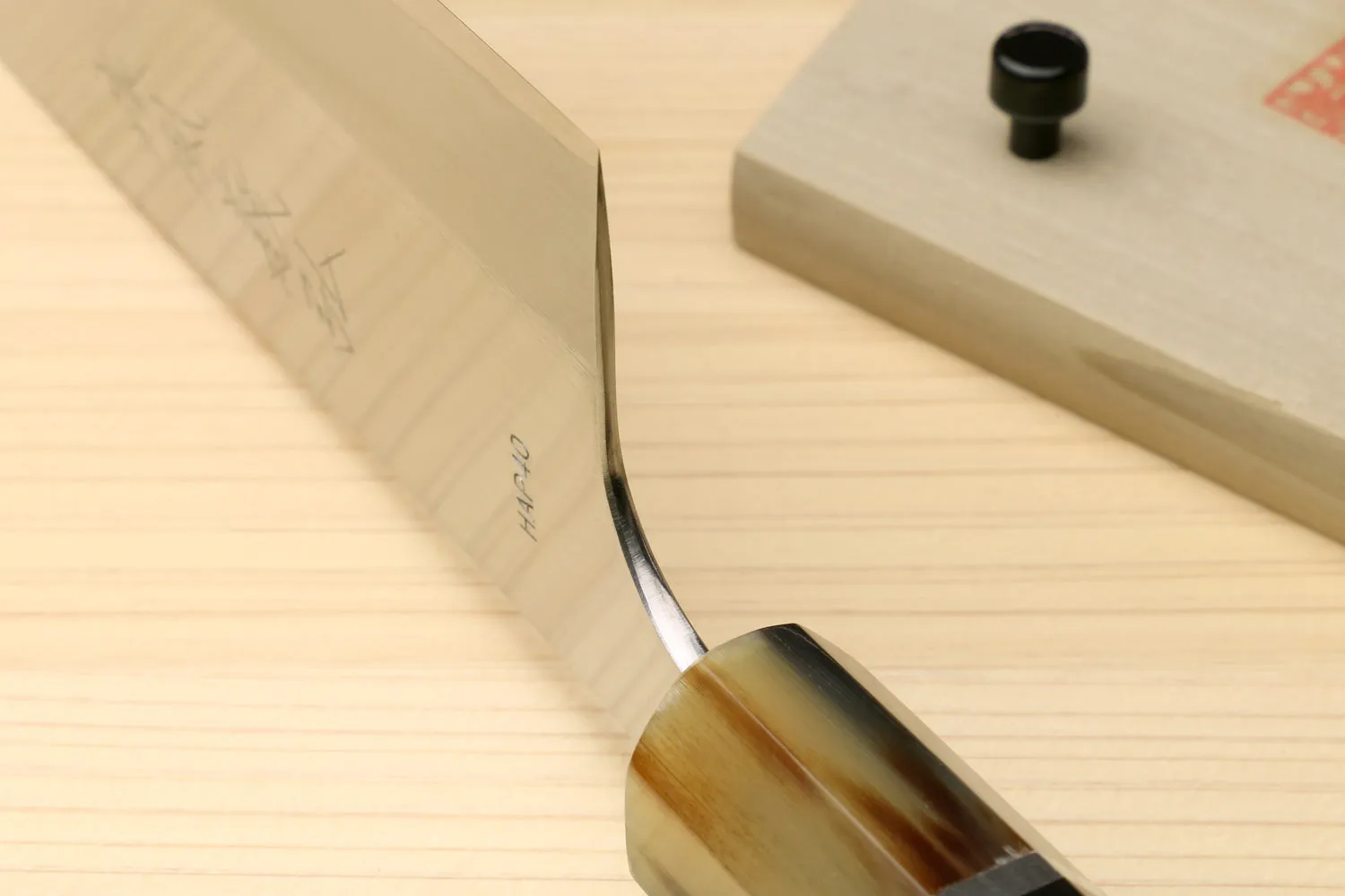 Yoshihiro High Speed Steel HAP40 3-Set with Octagonal Ebony Wood Handles with Triple Ring