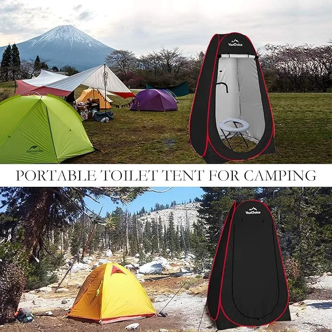 Your Choice Privacy Tent - Pop Up Shower Changing Toilet Tent Portable Camping Privacy Shelters Room 6.2 FT Tall with Carrying Bag for Outdoors Indoors