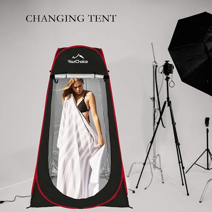 Your Choice Privacy Tent - Pop Up Shower Changing Toilet Tent Portable Camping Privacy Shelters Room 6.2 FT Tall with Carrying Bag for Outdoors Indoors