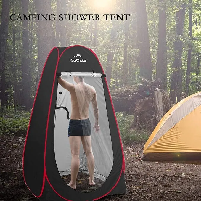 Your Choice Privacy Tent - Pop Up Shower Changing Toilet Tent Portable Camping Privacy Shelters Room 6.2 FT Tall with Carrying Bag for Outdoors Indoors