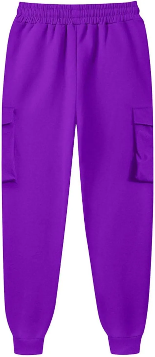 ZDRZK Womens Sweatpants Lace-Up Ankle Length Fleece Jogger Pants with Pockets Hiking Athletic Joggers Pants for Running