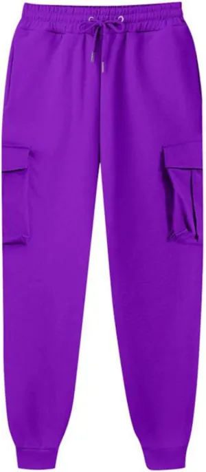 ZDRZK Womens Sweatpants Lace-Up Ankle Length Fleece Jogger Pants with Pockets Hiking Athletic Joggers Pants for Running