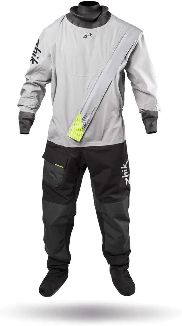 Zhik Junior Drysuit Dry Suit - Platinum - Lightweight Breathable 3 Layer Dry Suit Waterproof Sprayproof - Unisex - Age - 12-14Y