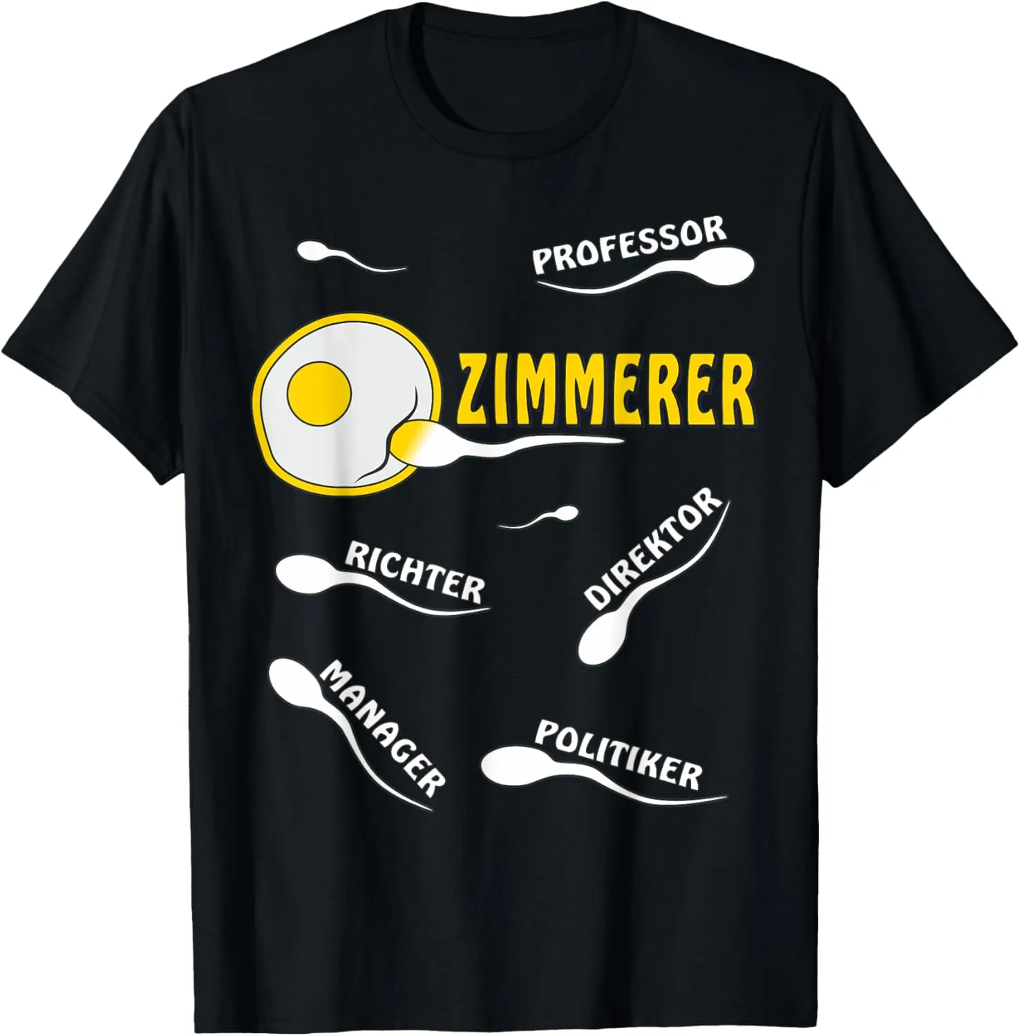 Zimmermann Spermie Roof Chair Craft Carpenter T-Shirt