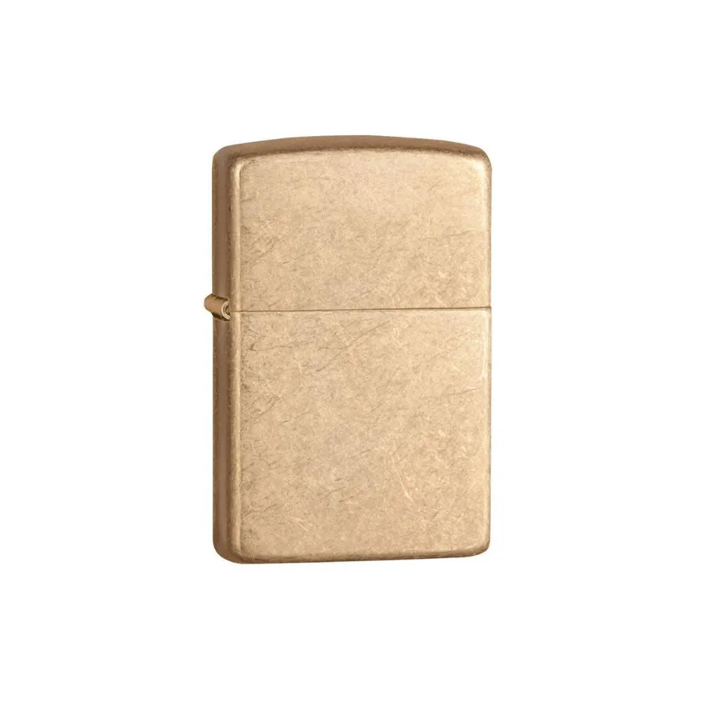 Zippo Armor Tumbled Brass Lighter