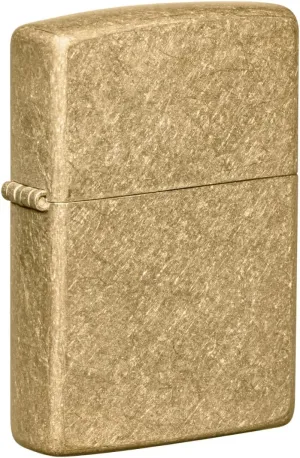 Zippo Armor Tumbled Brass Pocket Lighter