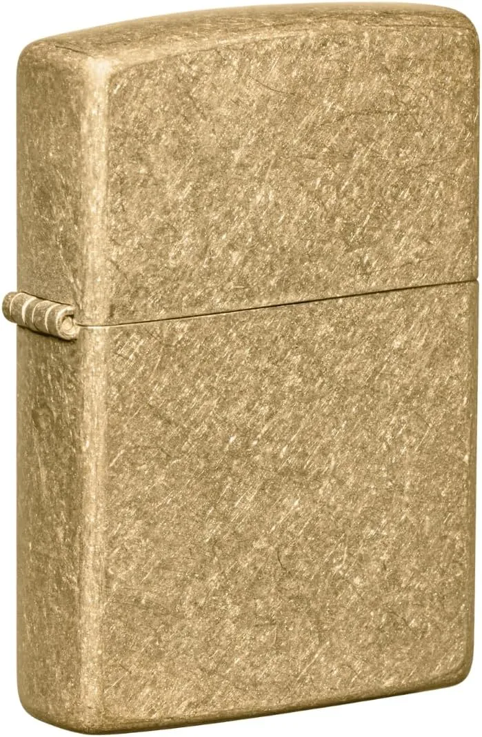 Zippo Armor Tumbled Brass Pocket Lighter