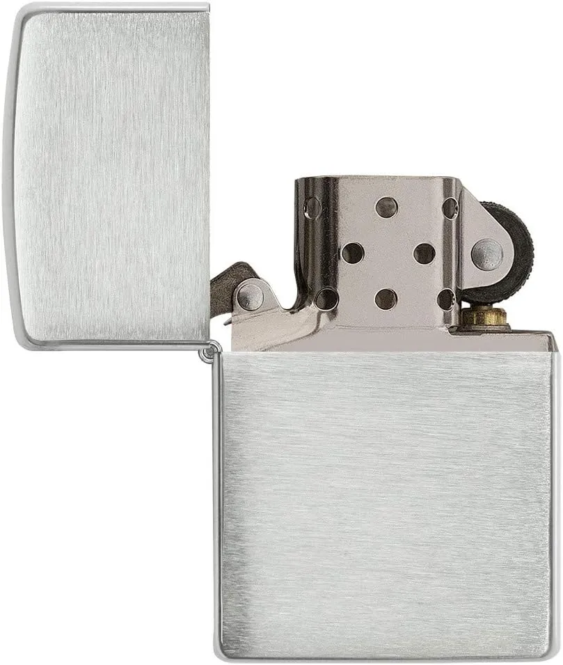 Zippo Brushed Sterling Silver Lighter