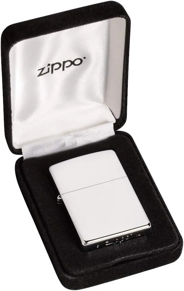 Zippo Brushed Sterling Silver Lighter