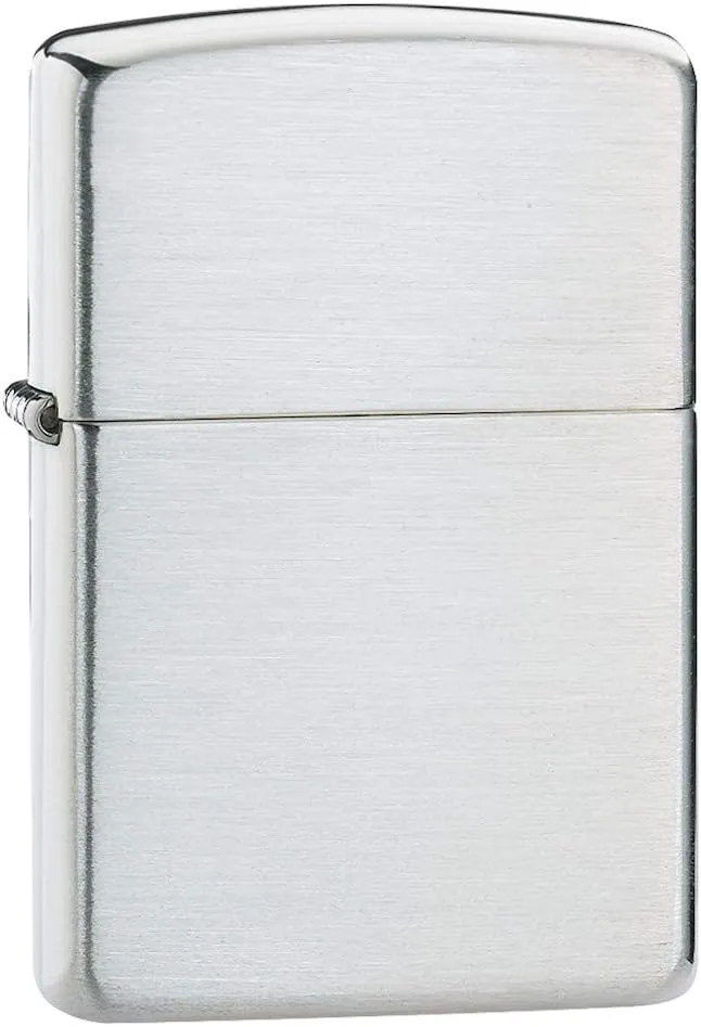 Zippo Brushed Sterling Silver Lighter