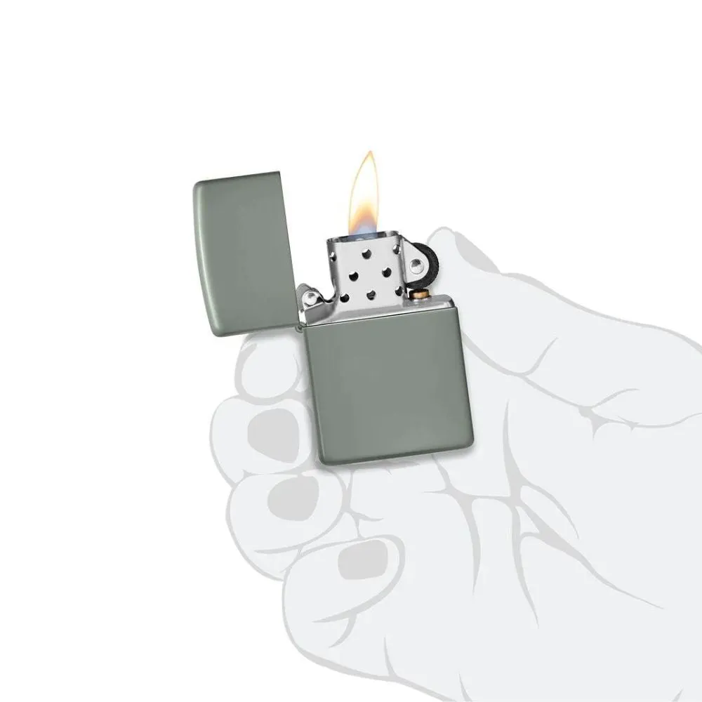 Zippo Classic Sage Green Lighter