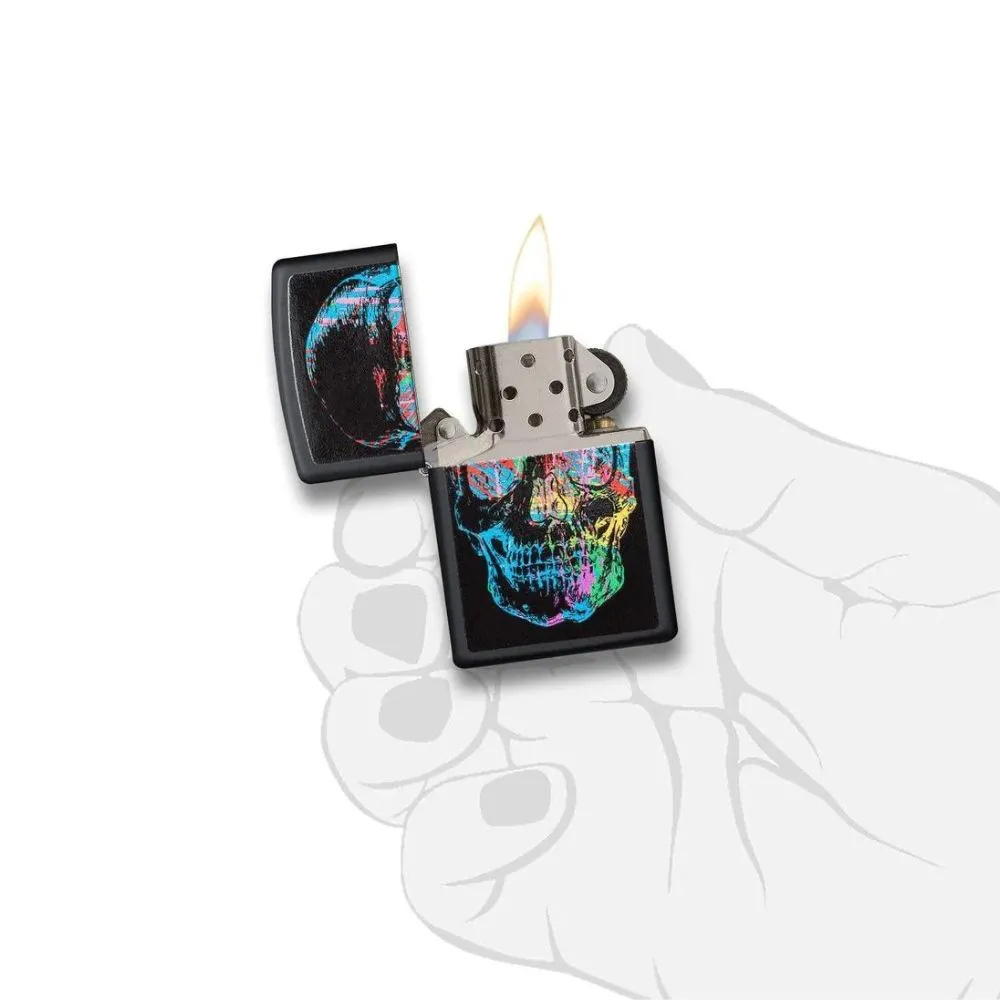 Zippo Colorful Skull Lighter