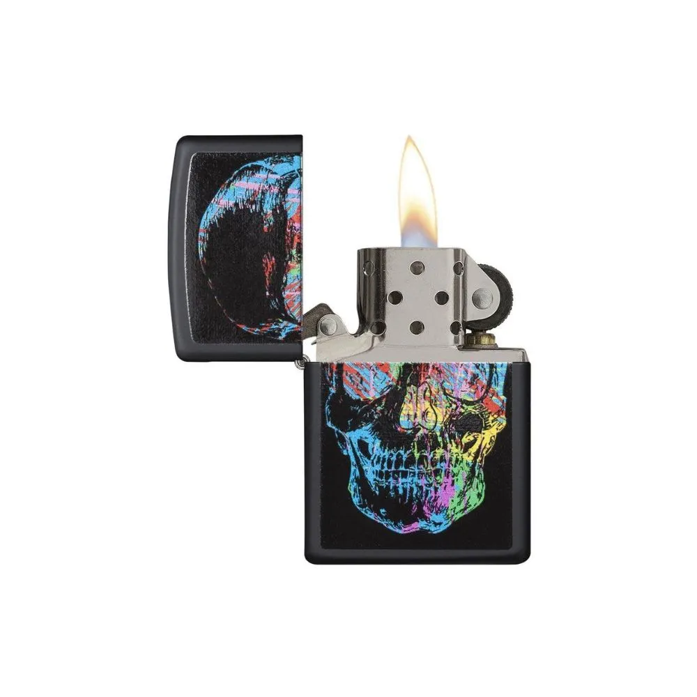 Zippo Colorful Skull Lighter