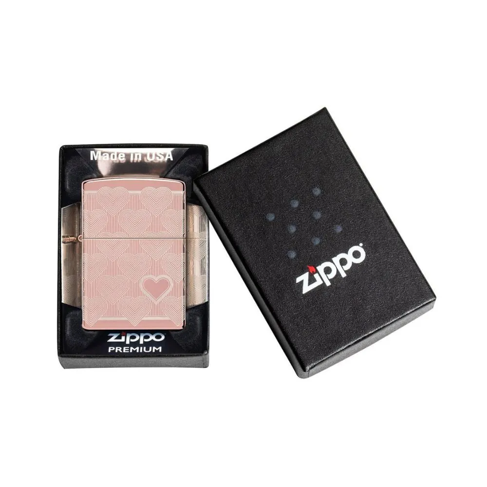Zippo Heart Design Lighter