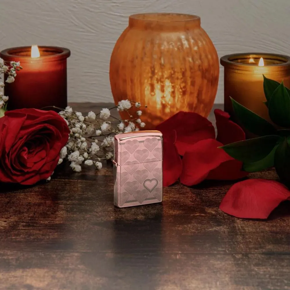 Zippo Heart Design Lighter