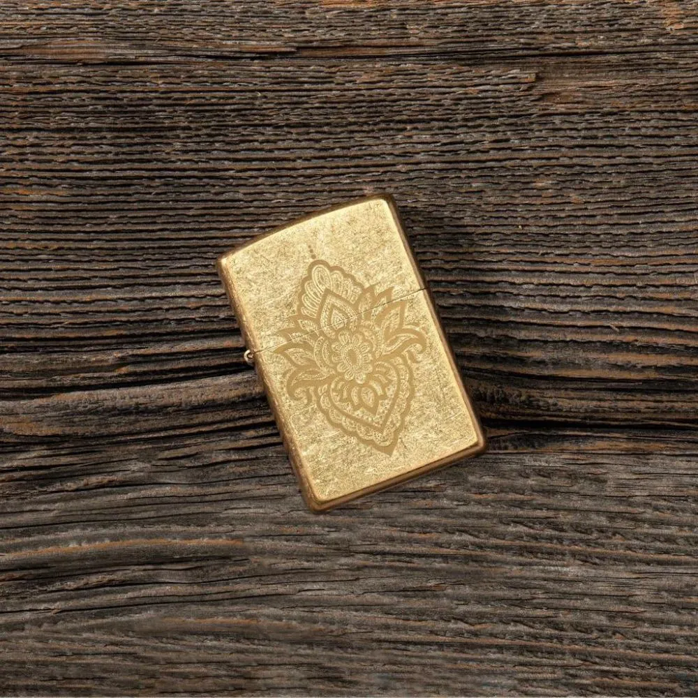 Zippo Henna Tattoo Design Lighter