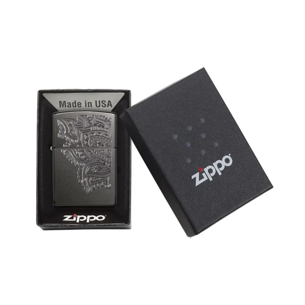Zippo Iced Paisley Lighter