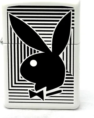 Zippo Lighter -for Playboy Rabbit Head Design Bunny Pink Windproof Lighter (Playboy Rabbit Z5560)
