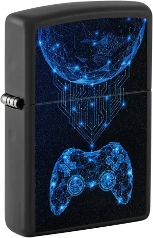 Zippo Lighter Gaming Controller, Windproof, Custom Designed, Stainless Steel Body