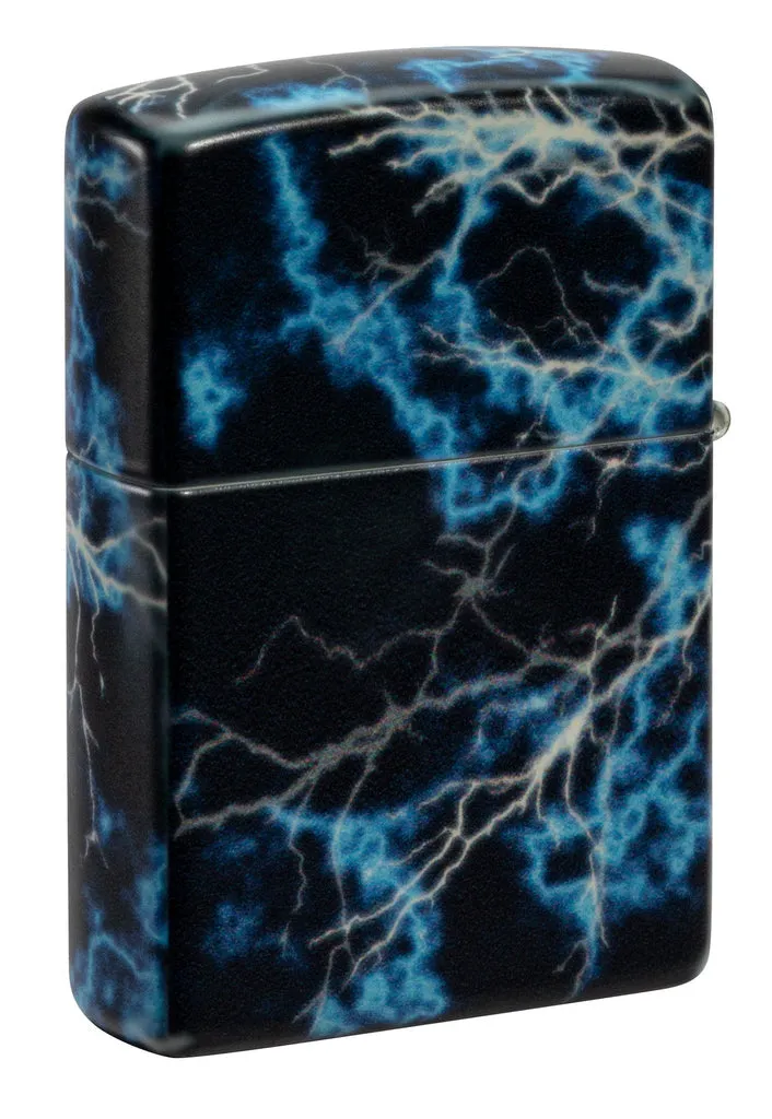 Zippo Lighter Lightning Design