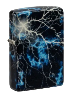 Zippo Lighter Lightning Design