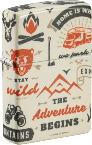 Zippo Lighter: Outdoor Adventures - 540 Color 46041