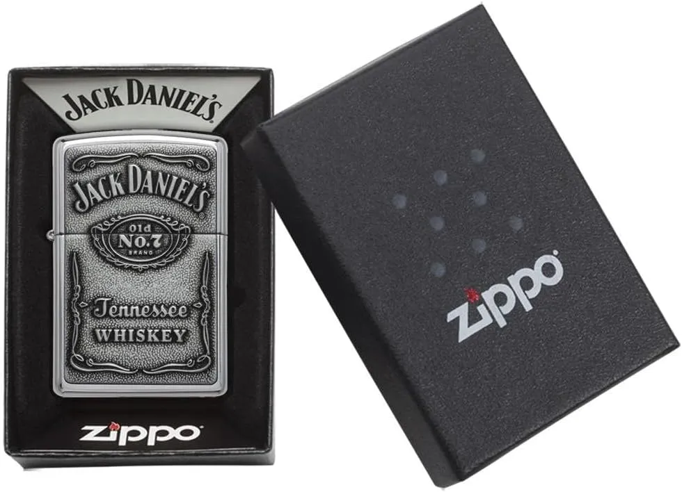 Zippo Lighter – Personalized Custom Message Engraved for Jack Daniel's No7 Tenessee Windproof Lighter