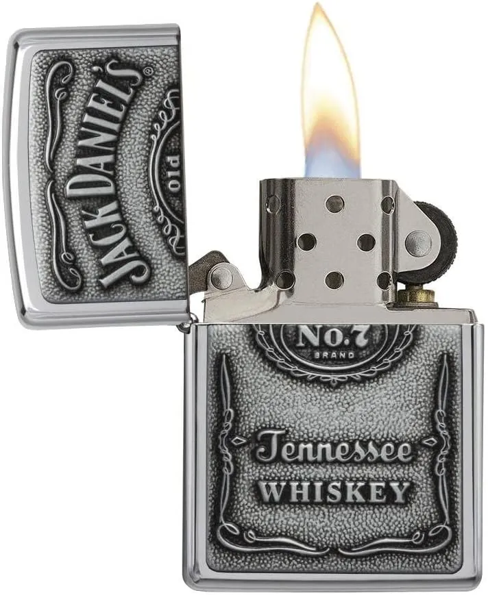 Zippo Lighter – Personalized Custom Message Engraved for Jack Daniel's No7 Tenessee Windproof Lighter