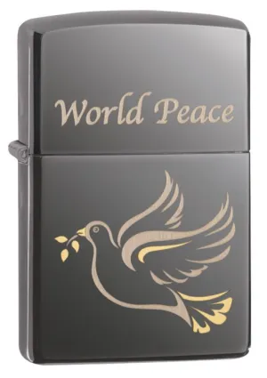 Zippo Lighter World Peace Design