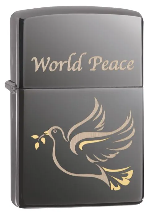 Zippo Lighter World Peace Design