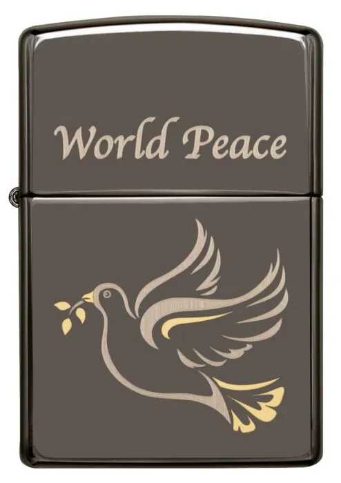 Zippo Lighter World Peace Design