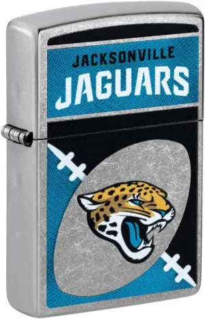 Zippo NFL Jacksonville Jaguars Street Chrome Pocket Lighter