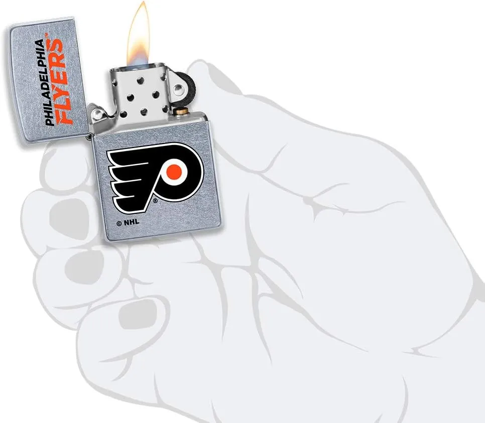 Zippo NHL Street Chrome Pocket Lighter