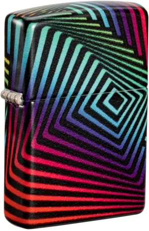 Zippo Rainbow Pattern Design 540 Color Pocket Lighter