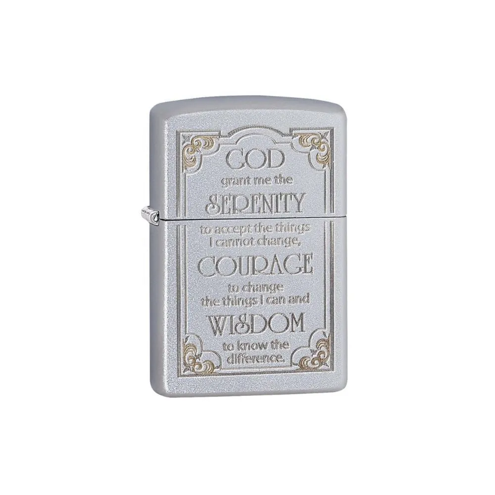 Zippo Serenity Prayer Lighter