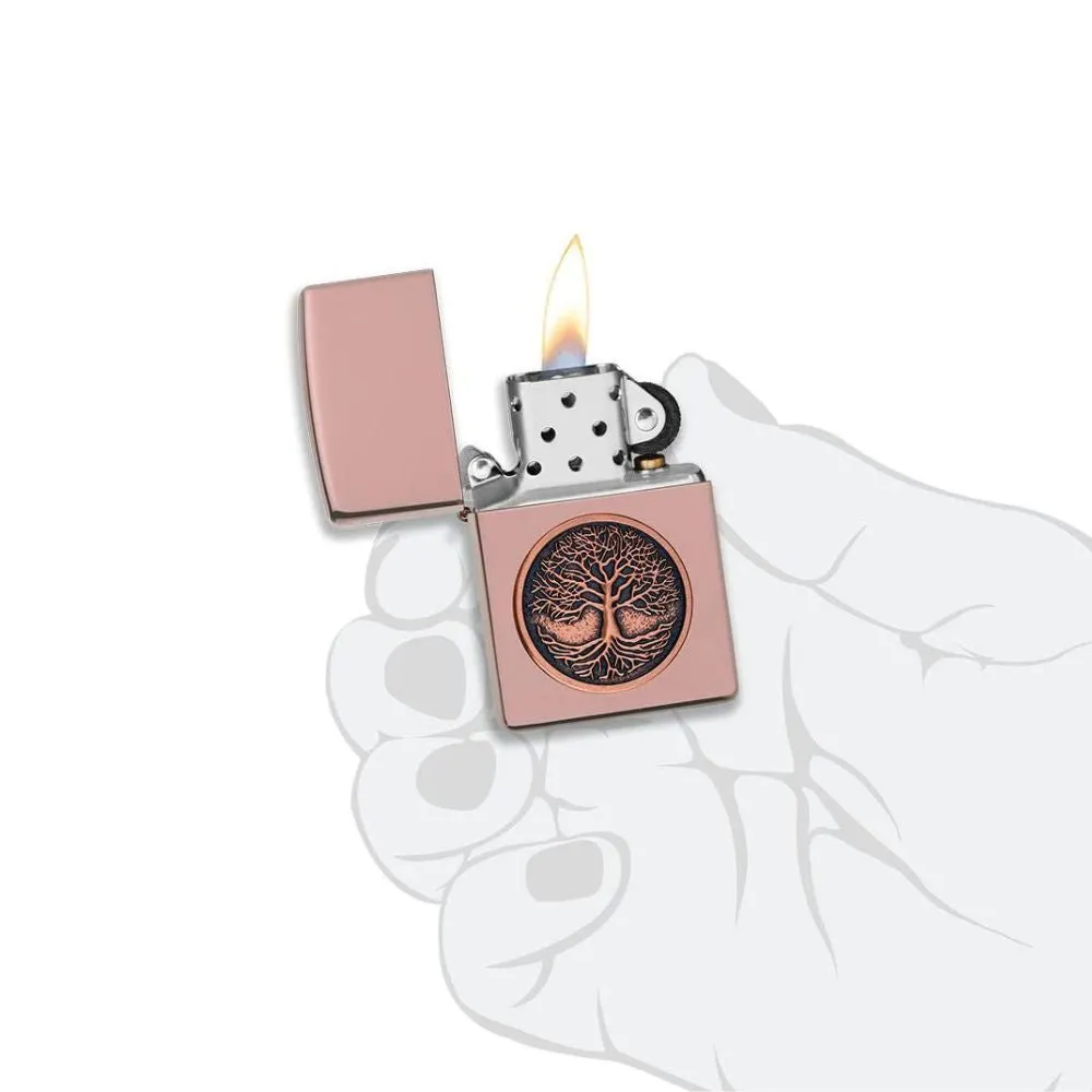 Zippo Tree of Life Emblem Lighter